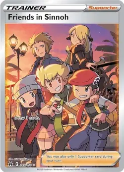 Friends in Sinnoh (Full Art) 149/159 Holofoil LP - Image 1