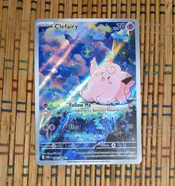 Clefairy 094/088 Sv09 Journey Together Illustration Rare Holo Pokemon TCG - Image 1