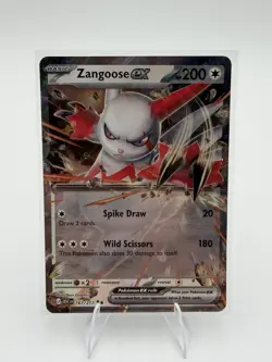 Zangoose ex 167/217 ME: Ascended Heroes Pokemon TCG Double Rare Holo NM - Image 1
