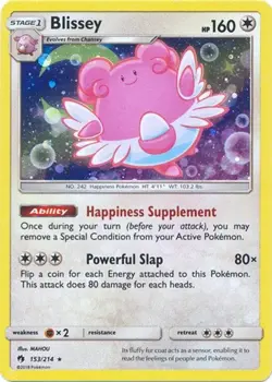 Blissey - 153/214 (Cosmos Holo) 153/214 Holofoil NM - Image 1