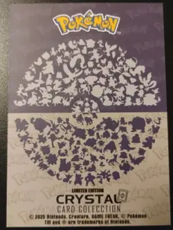 Limited Edition SNORLAX Crystal Card Collection Pink Holo Foil Cracked Ice 143 - Image 3