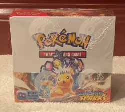 Pokemon TCG S&V Surging Sparks (SV08) Booster Box (NEW/FACTORY SEALED) - Image 1