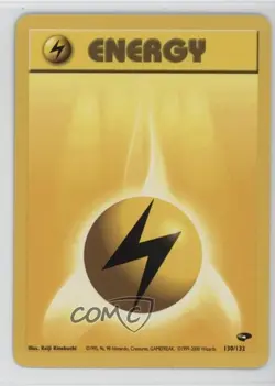 Lightning Energy Pokemon Gym Challenge #130 2000 - Image 1