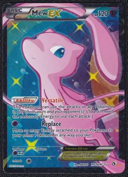 Mew EX RC24 Legendary Treasures Radiant Collection Full Art Pokemon Card NM - Image 1