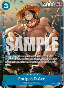 Portgas.D.Ace P-074 One Piece Promotion Cards Foil NM - Image 1
