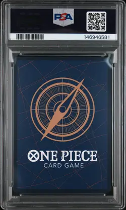 2025 ONE PIECE OP11-A FIST OF DIVINE SPEED TREASURE RARE #015 LUCKY ROUX PSA 10 - Image 2