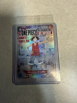 One Piece Monkey D Luffy College Basketball US Voyage In Hand - Image 1
