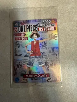 One Piece Monkey D Luffy College Basketball US Voyage In Hand - Image 3