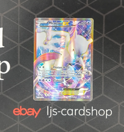 Mewtwo ex XY125 XY Full Art Holo MP Pokemon Card T1 - Image 1