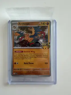 Pokemon TCG Archeops Field Museum Promo Pikachu Stamp Pokemon Card Sealed - Image 1