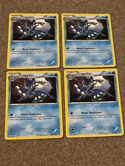 x4 Frogadier Pokemon Card TCG XY Breakpoint 39/122 NM-LP - Image 1