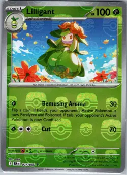 Lilligant Master Ball 007/086 SV: Black Bolt - Pokemon Card - NM - Image 1