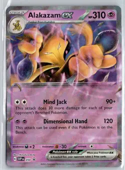 Alakazam ex - 050 Holofoil Promo SV: Scarlet & Violet Promo Cards 050 NM Poke... - Image 1