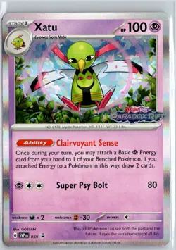 Xatu - 059 (Prerelease) Holofoil Rare SV: Scarlet & Violet Promo Cards 059 NM... - Image 1