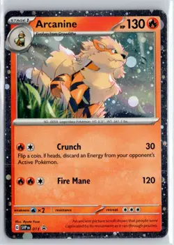 Arcanine - 011 Holofoil Promo SV: Scarlet & Violet Promo Cards 011 NM Pokemon... - Image 1