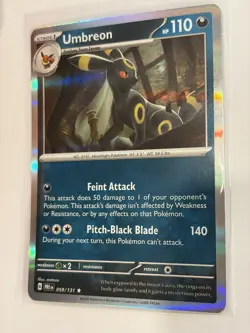 Pokemon Umbreon 059/131 Sv: Prismatic Evolutions Rare Holo 110 HP Card - Image 2