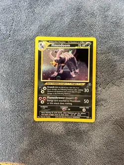 Pokemon TCG Neo Discovery Houndoom 4/75 Holo Rare Unlimited Edition Card - Image 1