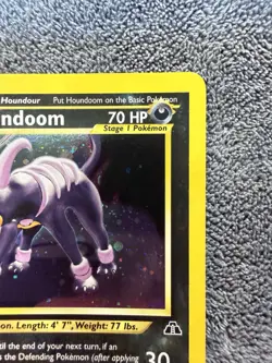 Pokemon TCG Neo Discovery Houndoom 4/75 Holo Rare Unlimited Edition Card - Image 3