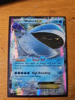 Wailord EX - 38/160 - Pokemon Primal Clash XY Ultra Rare Card LP - Image 1