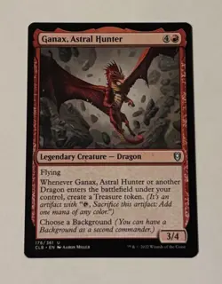 MTG Ganax, Astral Hunter - Commander Legends: Battle for Baldur's Gate LP - Image 1