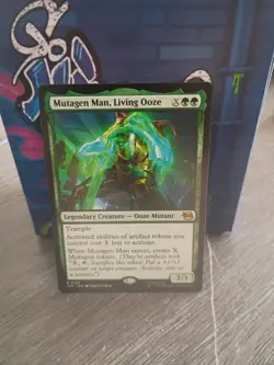 Wizards of the Coast MTG TMNT Mutagen Man, Living Ooze Rare 0124 EN Foil EA - Image 1