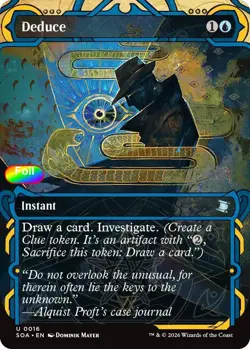 Foil Deduce - 16 - NM - Secrets of Strixhaven: Mystical Archive - Image 1