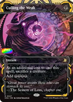 Foil Culling the Weak - 27 - NM - Secrets of Strixhaven: Mystical Archive - Image 1