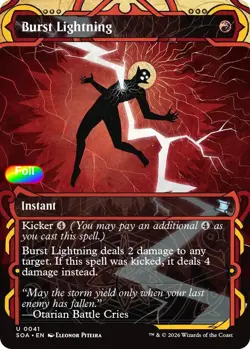 Foil Burst Lightning - 41 - NM - Secrets of Strixhaven: Mystical Archive - Image 1