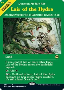 Lair of the Hydra (Dungeon Module) - Foil NM MTG Adventures in the Forgotten ... - Image 1