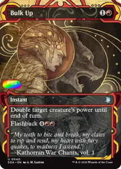 Foil Bulk Up - 40 - NM - Secrets of Strixhaven: Mystical Archive - Image 1
