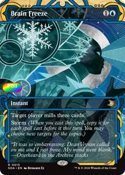 Foil Brain Freeze - 13 - NM - Secrets of Strixhaven: Mystical Archive - Image 1