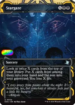 Foil Stargaze - 34 - NM - Secrets of Strixhaven: Mystical Archive - Image 1