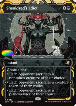 Foil Sheoldred's Edict - 32 - NM - Secrets of Strixhaven: Mystical Archive - Image 1