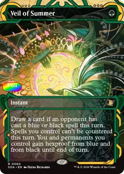 Foil Veil of Summer - 60 - NM - Secrets of Strixhaven: Mystical Archive - Image 1