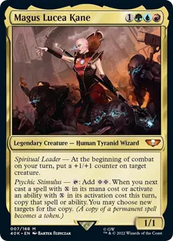 Magus Lucea Kane (Surge Foil) - Foil MP MTG Universes Beyond: Warhammer 40,000 - Image 1