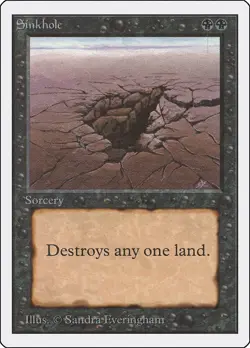 Sinkhole - Normal MP MTG Unlimited Edition - Image 1