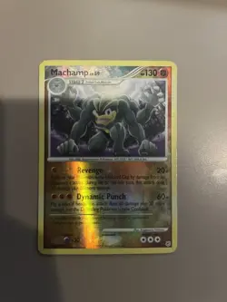 The Pokemon Company Pokemon TCG Machamp 31/130 Rare Holo Diamond & Pearl 2007 - Image 1