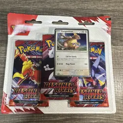 Pokemon TCG: Scarlet & Violet Destined Rivals 3 Pack Blister FACTORY SEALED - Image 1