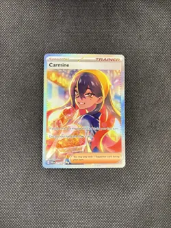 Pokemon Carmine 217/167 Full Art Holo Trainer Sv06 Twilight Masquerade NM - Image 1