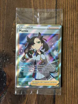 POKEMON SEALED MARNIE SWSH121 FULL ART PROMO - Image 1