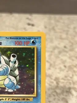 Blastoise Base Set Holo 2/102: Pokemon TCG- Lightly Played (LP) Vintage WOTC - Image 4