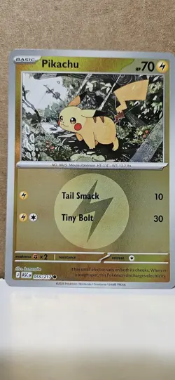 Pikachu (Energy Symbol Pattern) ASC 055/217 Pokemon ME: Ascended Heroes Commo... - Image 1