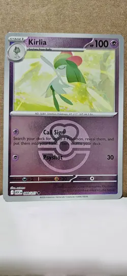 Kirlia (Love Ball) ASC 088/217 Pokemon ME: Ascended Heroes Common Reverse Hol... - Image 1