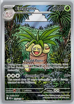 Exeggutor - 135/132 Holofoil Illustration Rare ME01: Mega Evolution 135/132 N... - Image 1