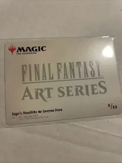 Sage's Nouliths Art Card (Gold-Stamped Signature) 5/53 MTG: FINAL FANTASY S NM - Image 2
