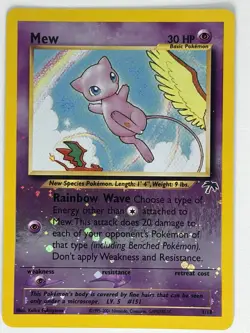 Pokemon TCG Mew Southern Islands 1/18 Promo Reverse Holo 🌟WOTC🌟 - Image 1