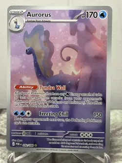 Pokemon TCG Aurorus 92/88 Perfect Order Illustration Rare IR NM - Image 1