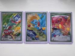 Pokemon TCG First Partner Illustration Collection Series 1 Kanto Gen 1 Set - Image 1