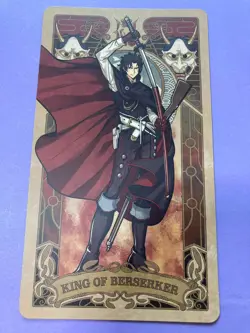 Fate Grand Order FGO 2021 King of Berserker Toshizo Hiji Tarot Card Japanese F/S - Image 1