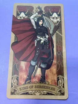 Fate Grand Order FGO 2021 King of Berserker Toshizo Hiji Tarot Card Japanese F/S - Image 3